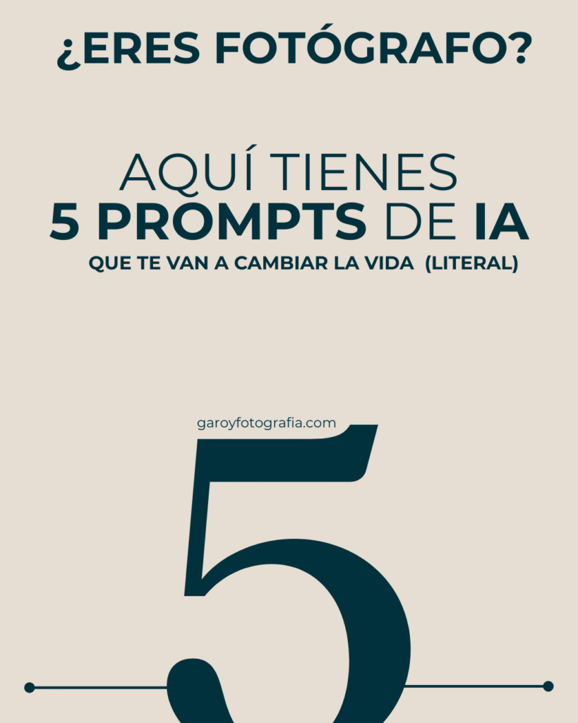 prompts de IA para fotógrafos